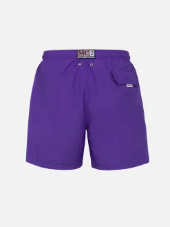 Costume da bagno da uomo in tessuto leggero viola Lighting Pantone | EDIZIONE SPECIALE PANTONE