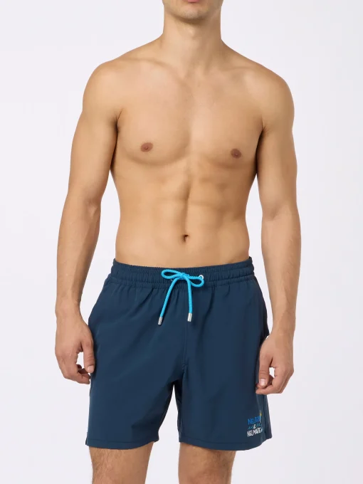 Costume da bagno da uomo Comfort con ricamo Nel bere e nel mare | EDIZIONE SPECIALE INSULTI LUMINOSI