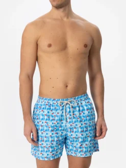 Costume da bagno da uomo con stampa mare
