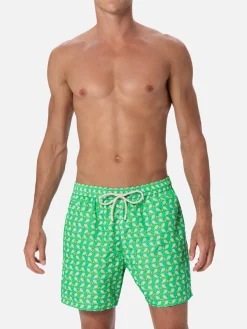 Costume da bagno da uomo in tessuto leggero Lighting Micro Fantasy con stampa tennis