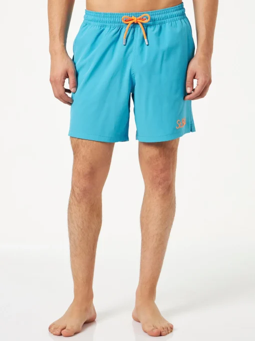 Costume da bagno da uomo comfort colore azzurro
