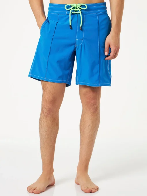 Costume da bagno da uomo surf comfort ed stretch bluette