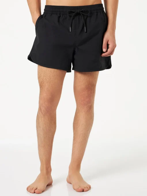 Costume da bagno da uomo con logo laterale e contrasto