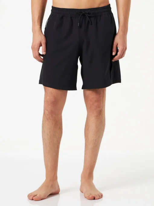 Costume da bagno da uomo comfort ed elasticizzato nero