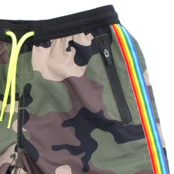 Costume da bagno da uomo in tessuto leggero con tasche con zip