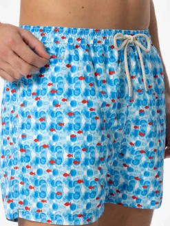 Costume da bagno da uomo con stampa mare