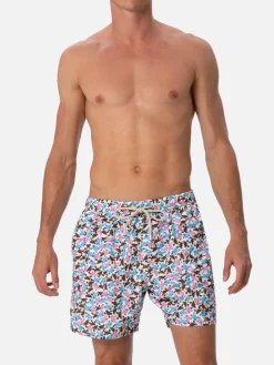 Costume da bagno da uomo in tessuto leggero Lighting Micro Fantasy con stampa granchi