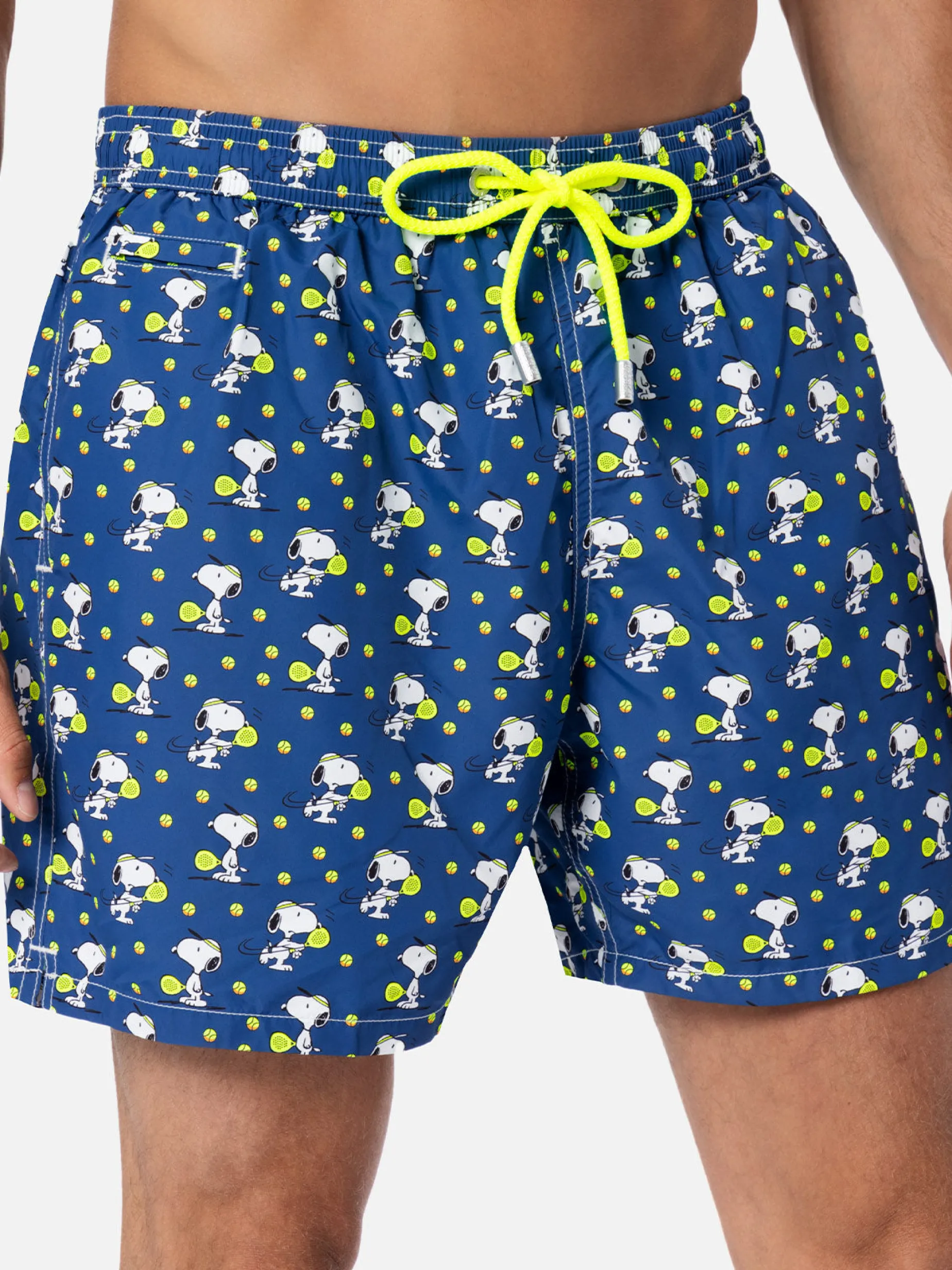 Costume da bagno da uomo in tessuto leggero Lighting Micro Fantasy con stampa padel Snoopy | EDIZIONE SPECIALE SNOOPY PEANUTS™