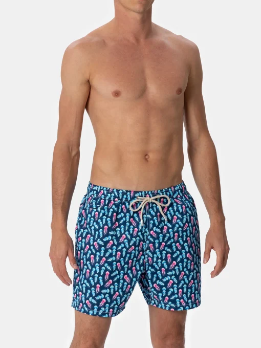 Costume da bagno da uomo Comfort Light con stampa meduse