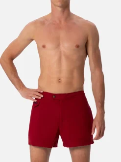 Costume da bagno da uomo Harrys dal taglio aderente bordeaux