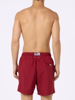 Costume da bagno da uomo in tessuto leggero bordeaux Lighting Pantone | PANTONE SPECIAL EDITION