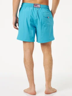 Costume da bagno da uomo comfort colore azzurro