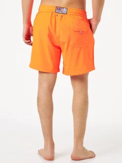 Costume da bagno da uomo comfort arancio fluo