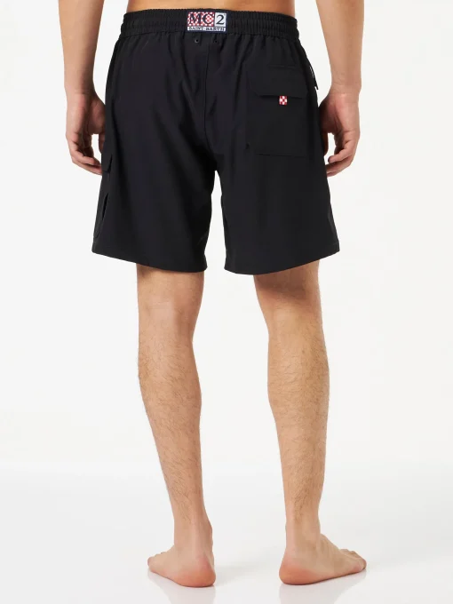 Costume da bagno da uomo comfort ed elasticizzato nero