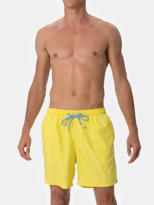 Costume da bagno da uomo in tessuto leggero giallo chiaro Lighting Pantone | EDIZIONE SPECIALE PANTONE
