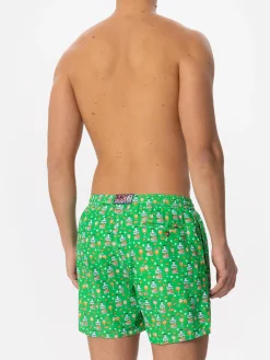 Costume da bagno da uomo in tessuto leggero con stampa Gin | PORTOFINO DRY GIN EDIZIONE SPECIALE