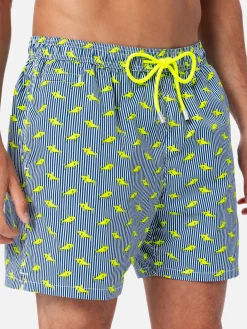 Costume da bagno da uomo Comfort Light con stampa squali