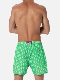 Costume da bagno da uomo in tessuto leggero Lighting Micro Fantasy con stampa tennis