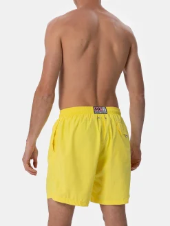 Costume da bagno da uomo in tessuto leggero giallo chiaro Lighting Pantone | EDIZIONE SPECIALE PANTONE