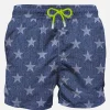 Costume da bagno di media lunghezza con stelle blu