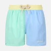 Costume da bagno di media lunghezza da bambino color block Patmos Jr