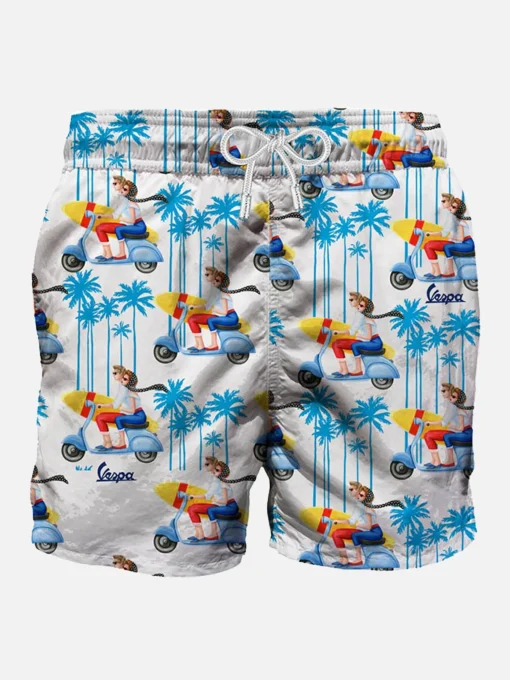 Costume da bagno di media lunghezza Oh Vespa®! - Vespa® Special Edition