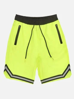 Costume da bagno giallo fluo stile surf