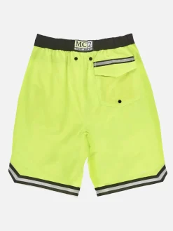 Costume da bagno giallo fluo stile surf