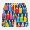 Costume da bagno in tessuto leggero da bambino Jean Lighting con stampa pop corn
