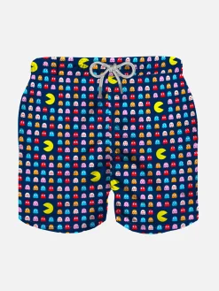 Costume da bagno in tessuto leggero con stampa Pac-Man© | Pac-Man© Edizione Speciale