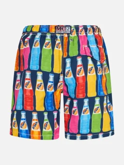 Costume da bagno in tessuto leggero da bambino Jean Lighting con stampa pop corn