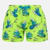 Costume da bagno Jean da bambino di media lunghezza con stampa dei Puffi | I PUFFI EDIZIONE SPECIALE