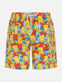Costume da bagno Jean da bambino di media lunghezza con stampa Bart Simpson | L'EDIZIONE SPECIALE SIMPSON