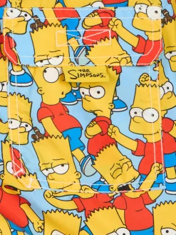 Costume da bagno Jean da bambino di media lunghezza con stampa Bart Simpson | L'EDIZIONE SPECIALE SIMPSON