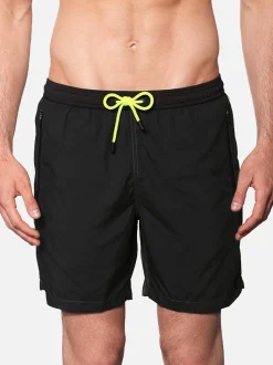 Costume da bagno nero con zip