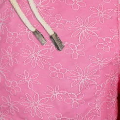 Costume da bagno rosa ricamato