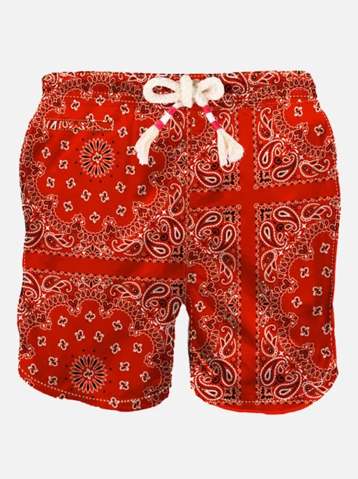 Costume da bagno uomo rosso