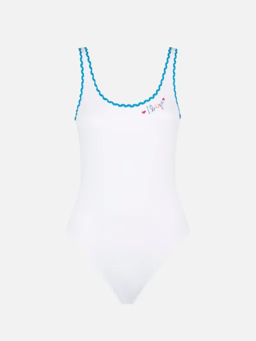 Costume intero con ricamo Ibiza