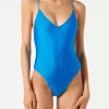 Costume intero da donna bluette