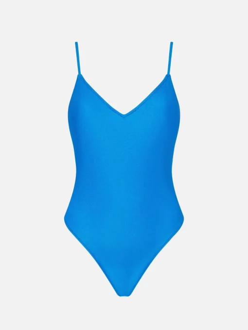 Costume intero da donna bluette