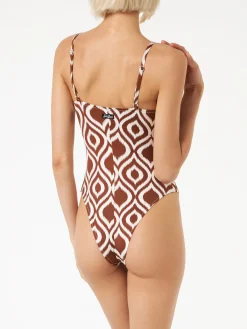 Costume intero da donna con ferretto e fantasia