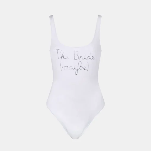 Costume intero da donna con ricamo di strass The Bride Maybe