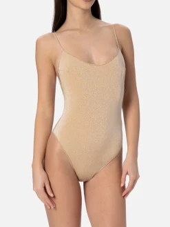 Costume intero da donna in lurex Cecille