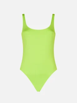 Costume intero da donna lime