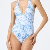 Costume intero da donna Marylin a fiori