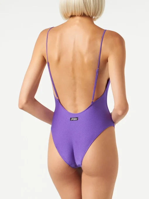 Costume intero da donna viola