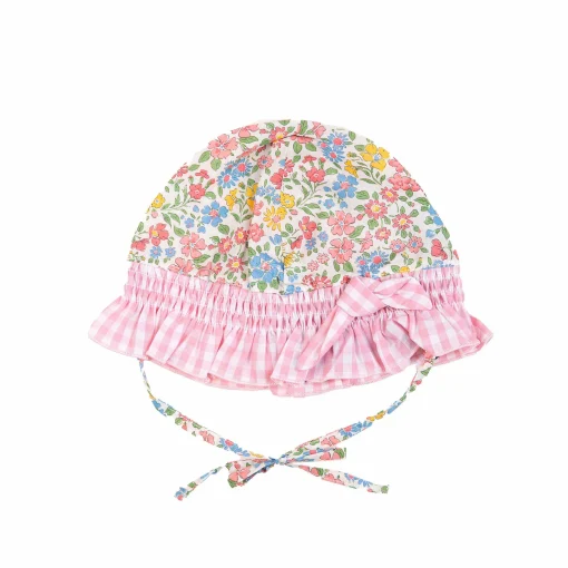 Cuffia neonata in cotone