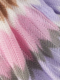 Fascia per capelli da donna chevron lilla