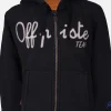 Felpa da bambino blu navy ricamo Off Piste team