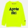 Felpa da bambino giallo fluo Après Ski